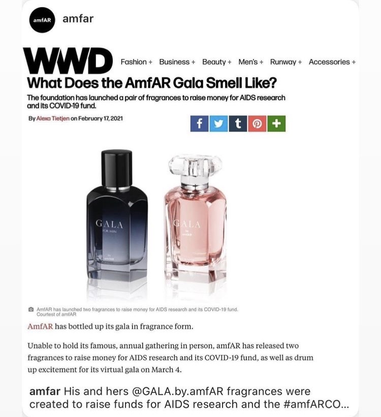 What Does the AmFAR Gala Smell Like ?